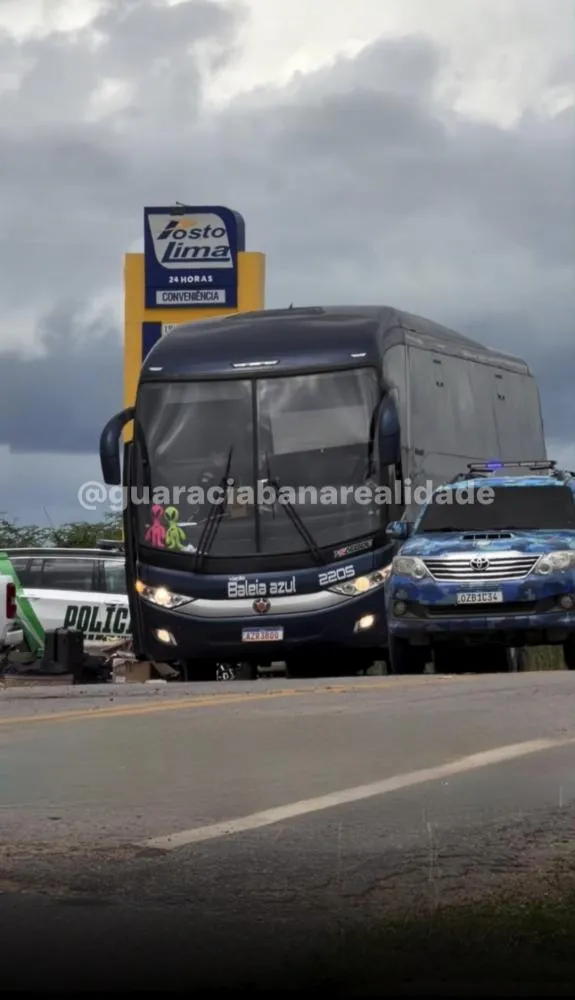 Operação policial intercepta ônibus com suspeita de ilicitos em lpu, porém nada é localizado
