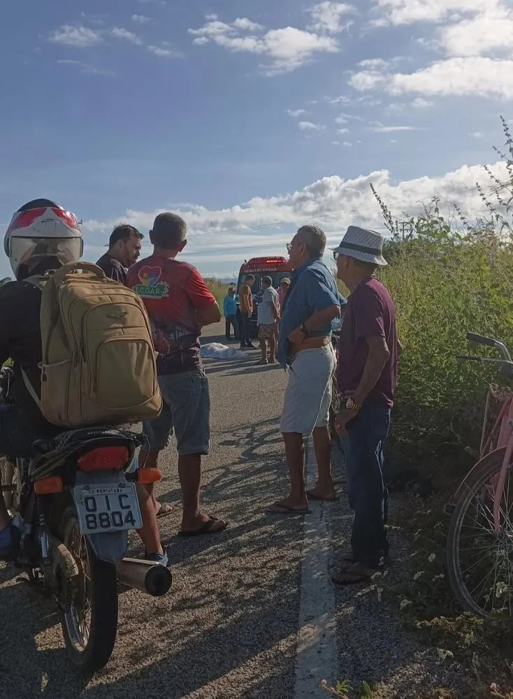 Acidente com motocicleta deixa vítima fatal na CE-445